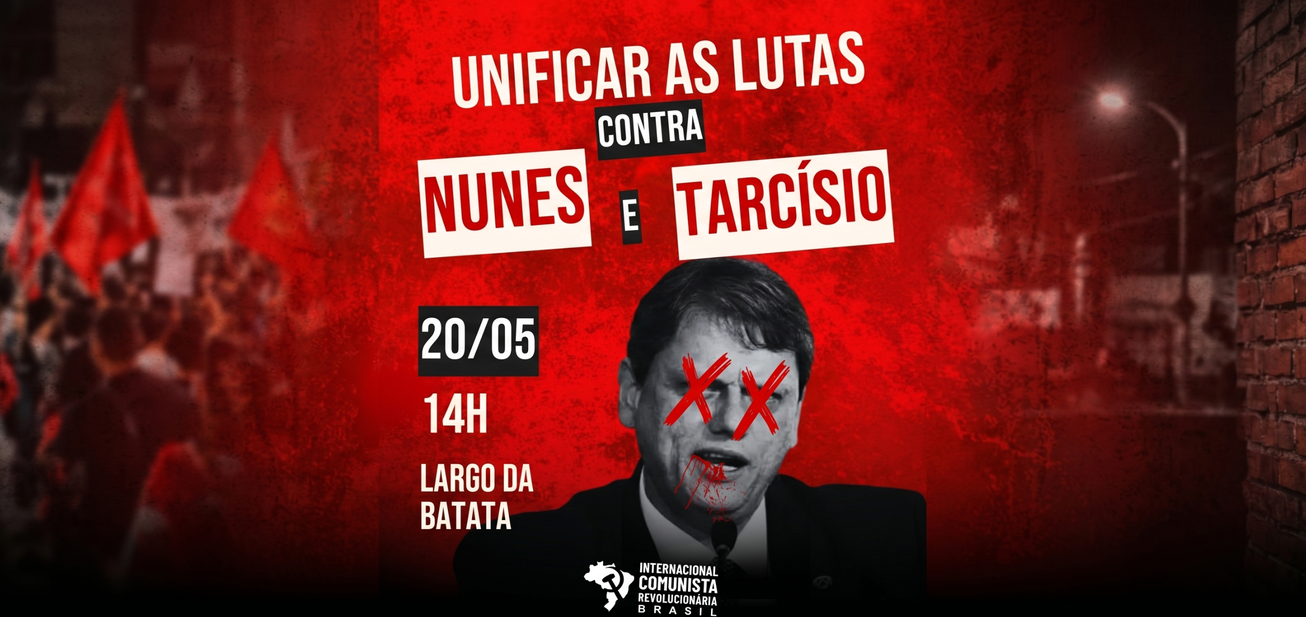 Fora Tarcísio 20.05 2